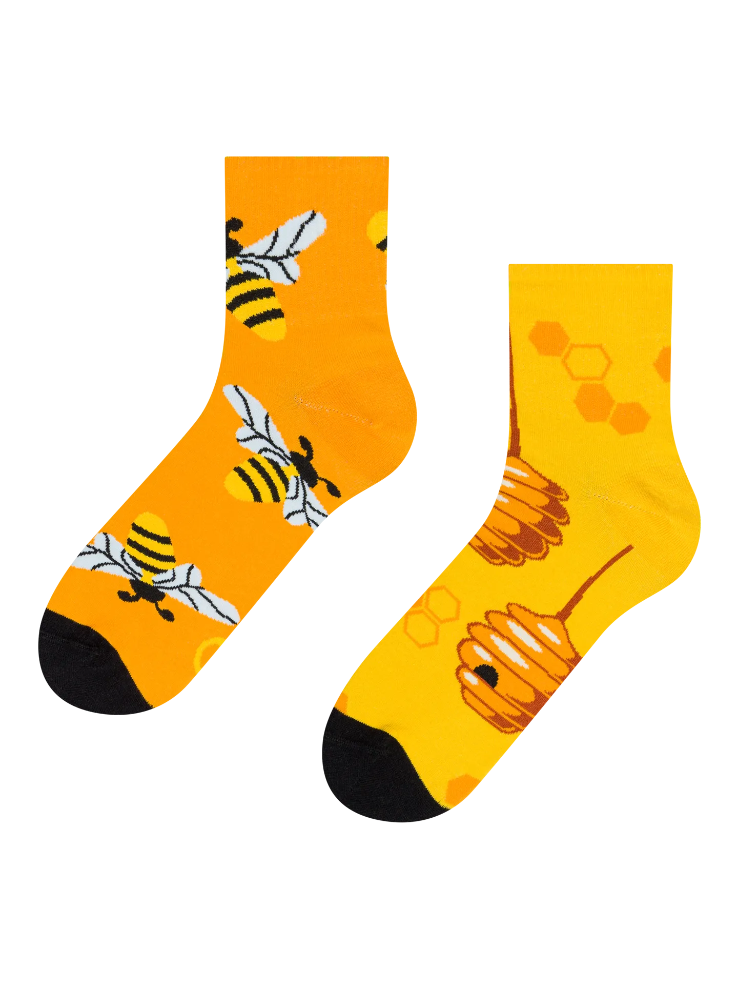 Lot De 6 Paires Chaussettes étrier Vintage Twin City - Jaune/blanc, Taille 10-11.5, NOS
