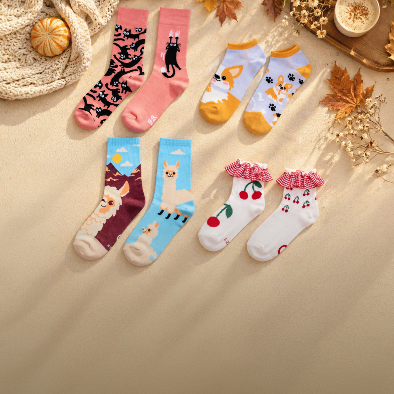 Chaussettes rigolotes à 3,99 € seulement