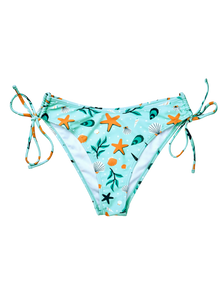 Culotte bikini ajustable Coquillages