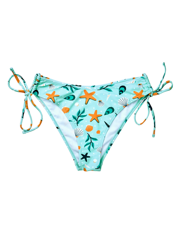 Culotte bikini ajustable Coquillages