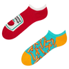 Socquettes rigolotes pour baskets Frites et ketchup
