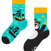Chaussettes rigolotes pour enfants Bateau pirate