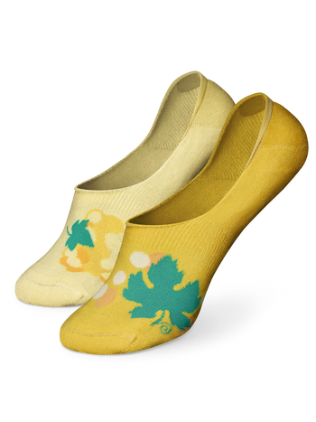 Chaussettes invisibles rigolotes Vin