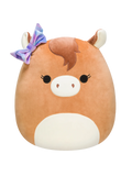 Peluche SQUISHMALLOWS de 20 cm Tomar le cheval avec un arc