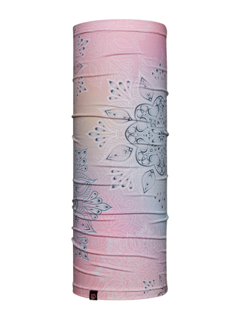 Cache-cou rigolo Mandala pastel