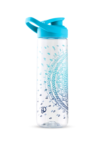 Gourde d’eau rigolote de 700 ml Mandala aquatique