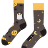 Chaussettes rigolotes Chat d’Halloween