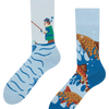 Chaussettes rigolotes Pêche