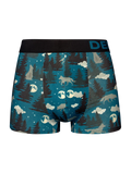 Boxers raccourcis pour hommes Loup et lune