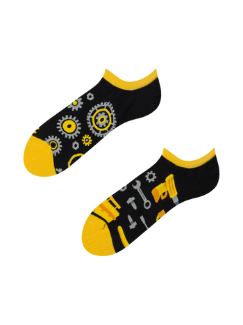 Socquettes rigolotes pour baskets Mécanicien