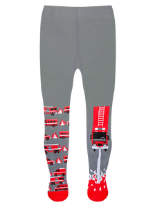 Collants antidérapants pour enfants Pompiers en action