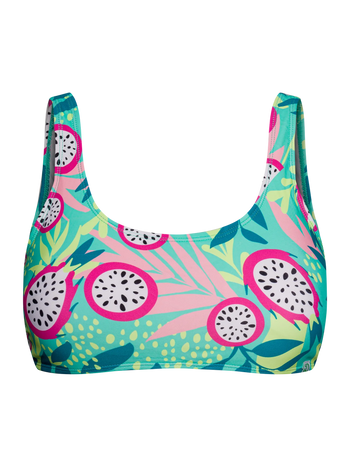 Haut de bikini de sport rigolo Fruit du dragon