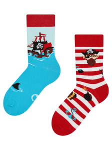 Chaussettes rigolotes pour enfants Pirate