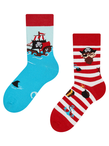 Chaussettes rigolotes pour enfants Pirate