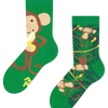 Chaussettes rigolotes pour enfants Singes