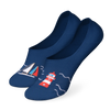 Chaussettes invisibles rigolotes Phare et bateaux à voile