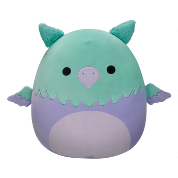 Peluche Squishmallows de 30 cm Minerva le griffon aquatique violet