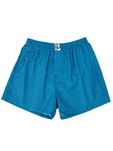 Caleçons à motifs bleu émeraude pour hommes