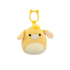 Peluche Squishmallows de 9 cm accrochable Gavyn l'âne jaune
