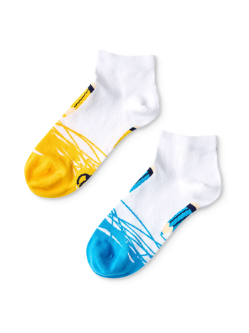 Socquettes rigolotes Crayons de couleur