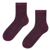 Chaussettes mi-mollet anti-stress bordeaux foncé