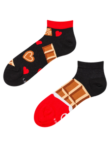 Socquettes rigolotes Amour du chocolat
