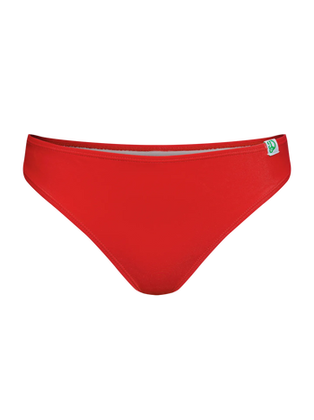 Culotte bikini rouge
