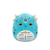 Peluche Squishmallows de 20 cm Janicza l'ankylosaure bleu sarcelle Day of the Dead