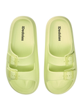 Sandales à plateforme citron vert pour femmes