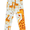 Legging en coton rigolo pour enfants Girafes amoureuses