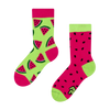 Chaussettes rigolotes pour enfants Pastèque