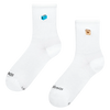Chaussettes mi-mollet côtelées Love Served Warm