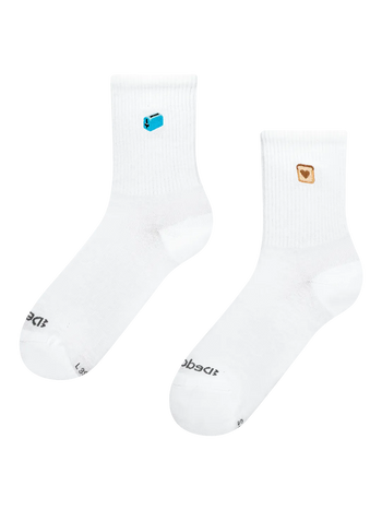 Chaussettes mi-mollet côtelées Love Served Warm