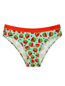 Culotte rigolote en modal pour femmes Fraises en pixels