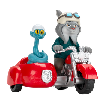 Figurines Zootopie au volant d'une voiture - Pawbert Pelter