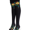 Chaussettes rigolotes hautes au-dessus des genoux Fleurs