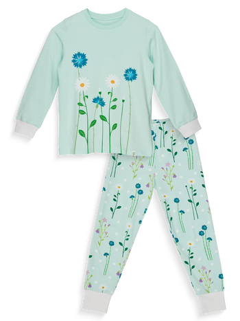 Pyjama rigolo pour enfants Fleurs de prairie