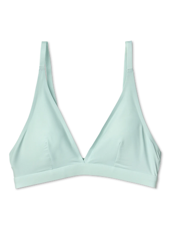 Bralette triangulaire sans coutures vert clair