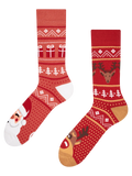 Chaussettes chaudes rigolotes Rennes du Père Noël