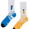 Chaussettes rigolotes en fibres de bambou Crayons de couleur