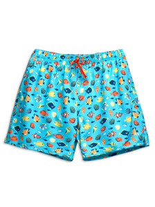 Short de bain rigolo pour hommes Monde marin