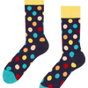 Chaussettes rigolotes Points colorés