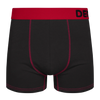 Boxer noir et rouge pour hommes