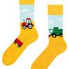 Chaussettes rigolotes Tracteur