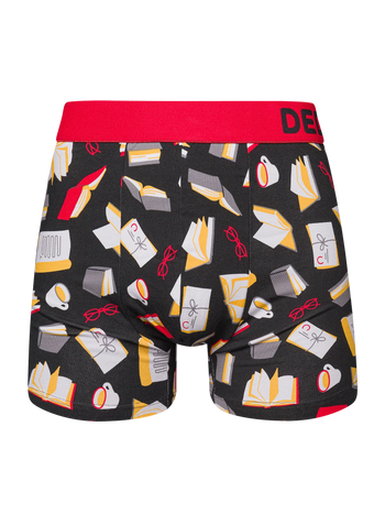 Boxer rigolo pour hommes Bibliophile