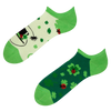 Socquettes rigolotes pour baskets Trèfle à quatre feuilles