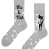 Chaussettes rigolotes Mariage des chats