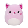 Peluche SQUISHMALLOWS de 20 cm Celenia le chat rose scintillant