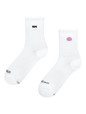 Chaussettes mi-mollet côtelées 404: Brain Not Found