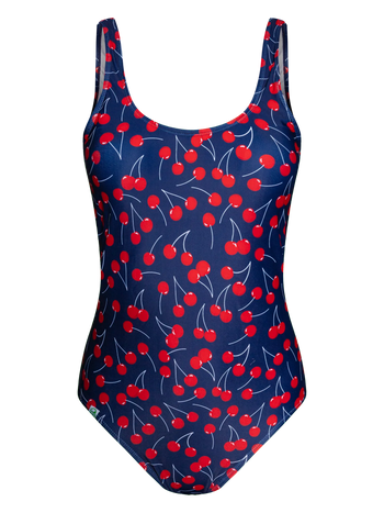 Maillot de bain une pièce rigolo pour femmes Cerises